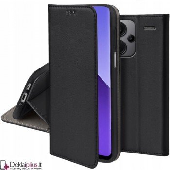 Telone dirbtinos odos dėklas - juodas (Xiaomi Redmi Note 13 Pro Plus) Telone dirbtinos odos dėklas - juodas (Xiaomi Redmi Note 13 Pro Plus)